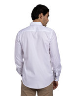 Camisas Para Hombre Manga Larga Essential B51101 Blanco