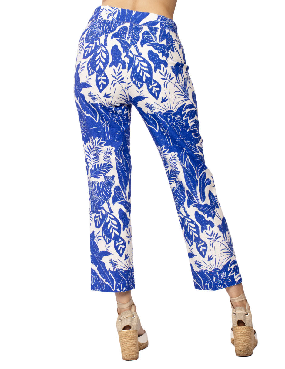 Pantalones Para Mujer Corto Tipo Lino W51112 Rey