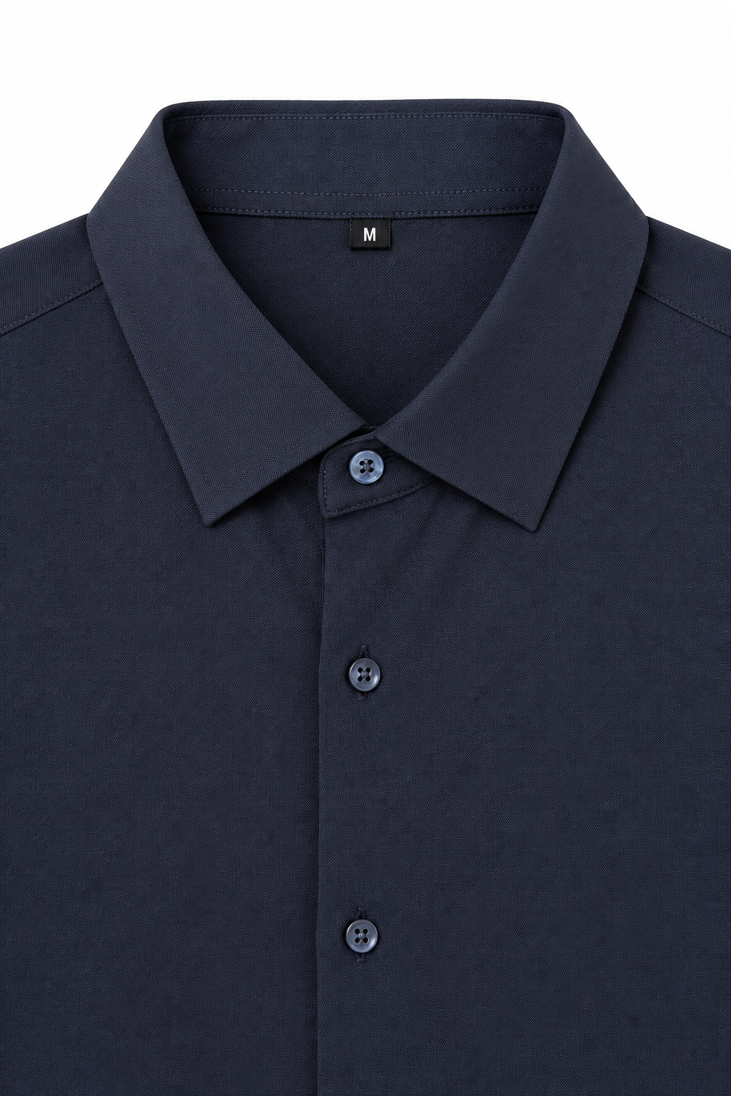 Camisas Para Hombre Piqué De Punto Super Stretch Non Iron B55405 Marino