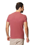 Playeras Polo Para Hombre Tejida Con Textura A41456 Mauve