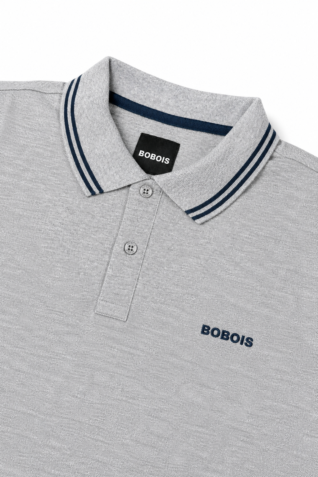 Playeras Polo Para Hombre Básica con Rayas APOLRS Jaspe