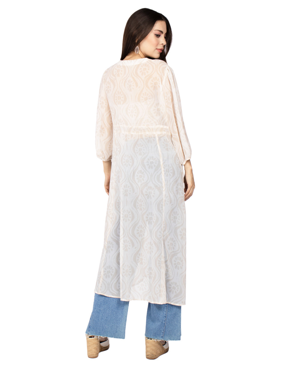 Vestidos Para Mujer De Chiffon Tipo Bluson S51132 Arena