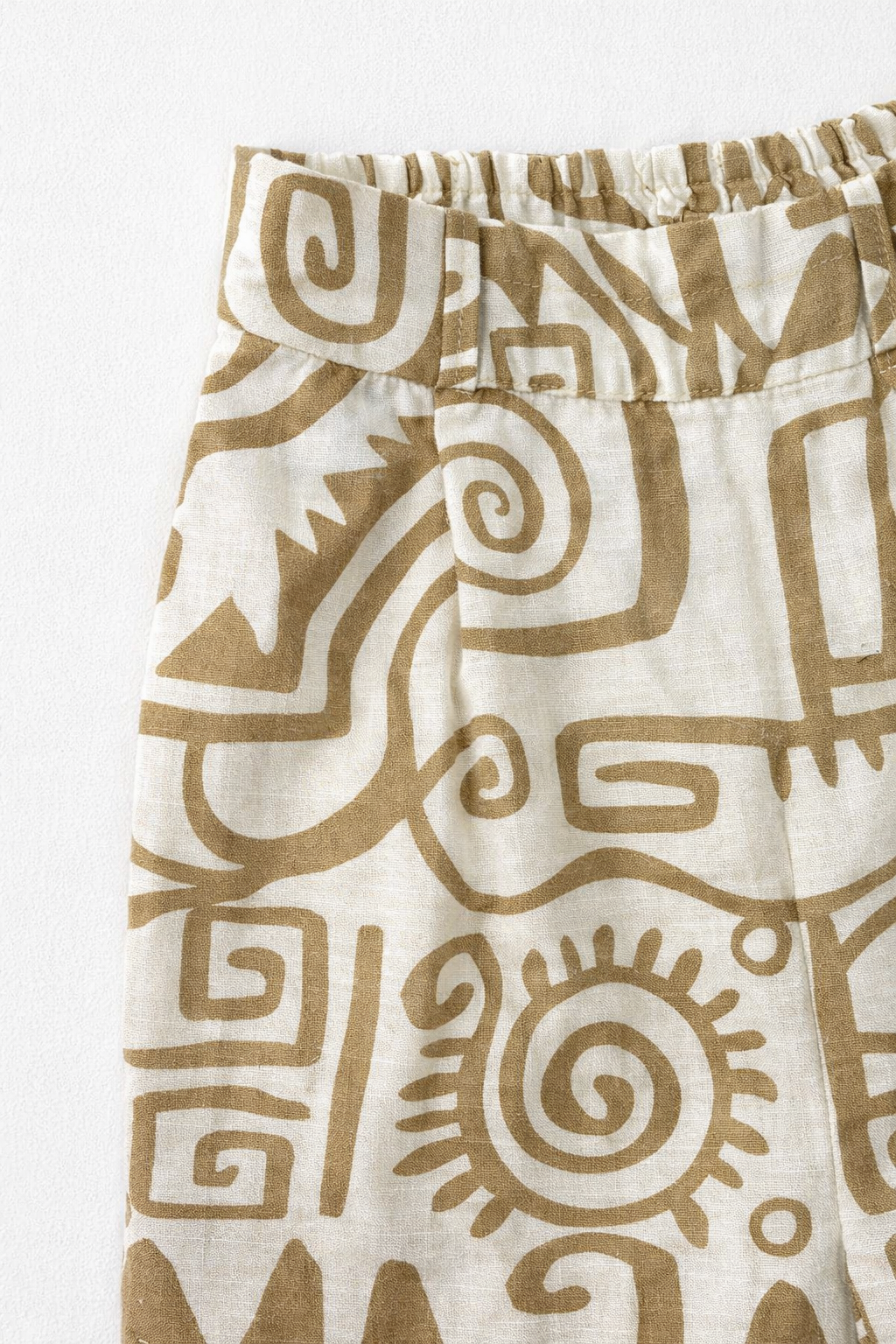 Shorts Para Mujer Tipo Lino Con Bolsillos Y61100 Beige