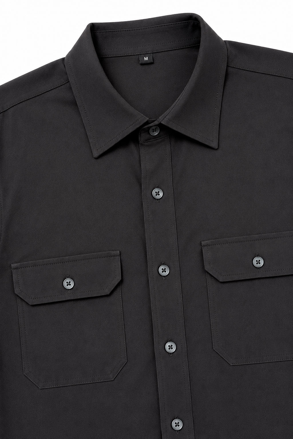 Camisas Para Hombre Super Stretch Non Iron B55410 Negro