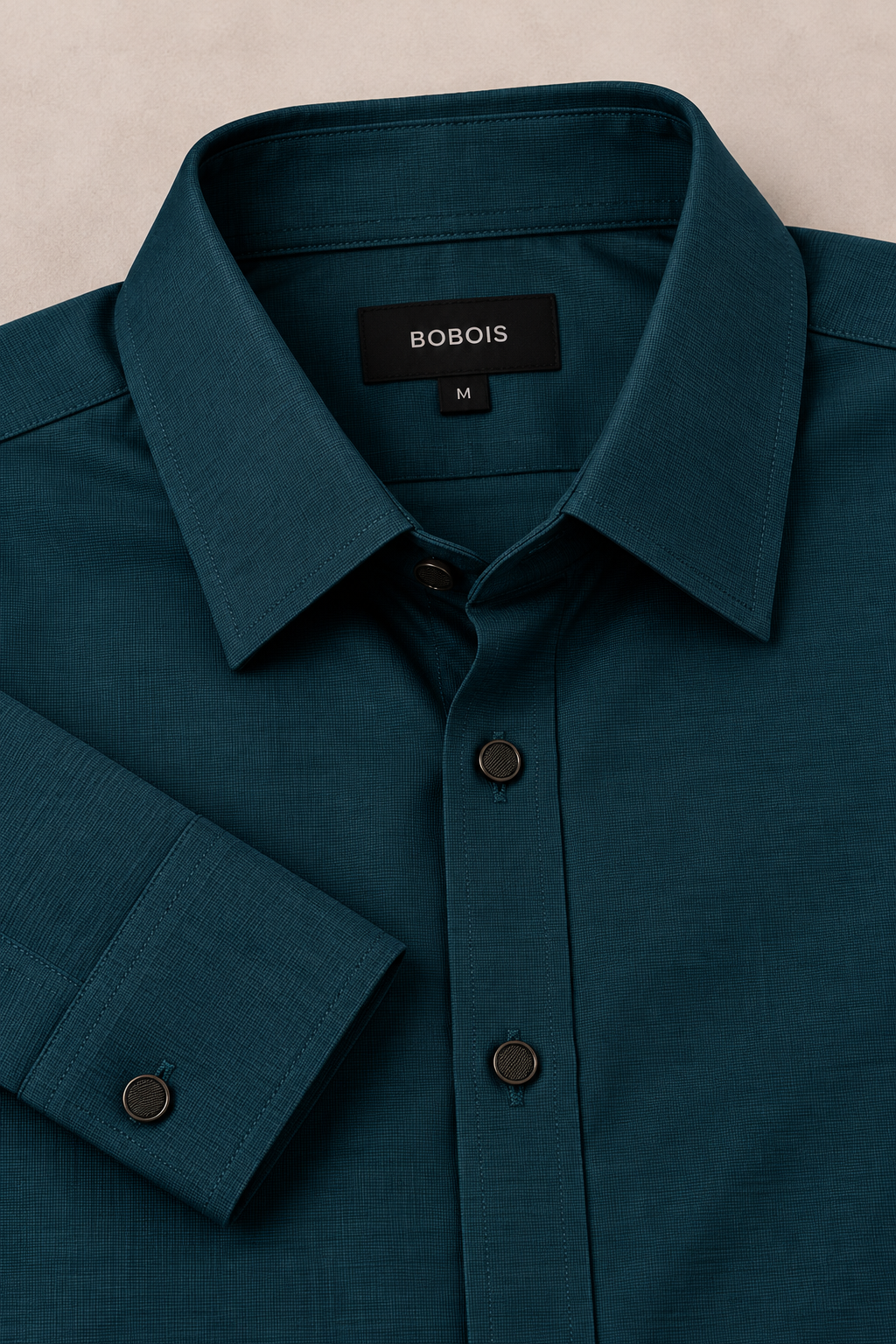 Camisas Para Hombre Super Stretch Sin Costuras B65405 Teal