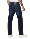 Jeans Para Hombre Mezclilla Oscuros Relaxed Fit J41144 Azul