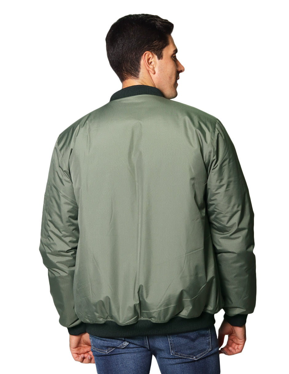 Chamarras Para Hombre Bomber Jacket D35101 Militar