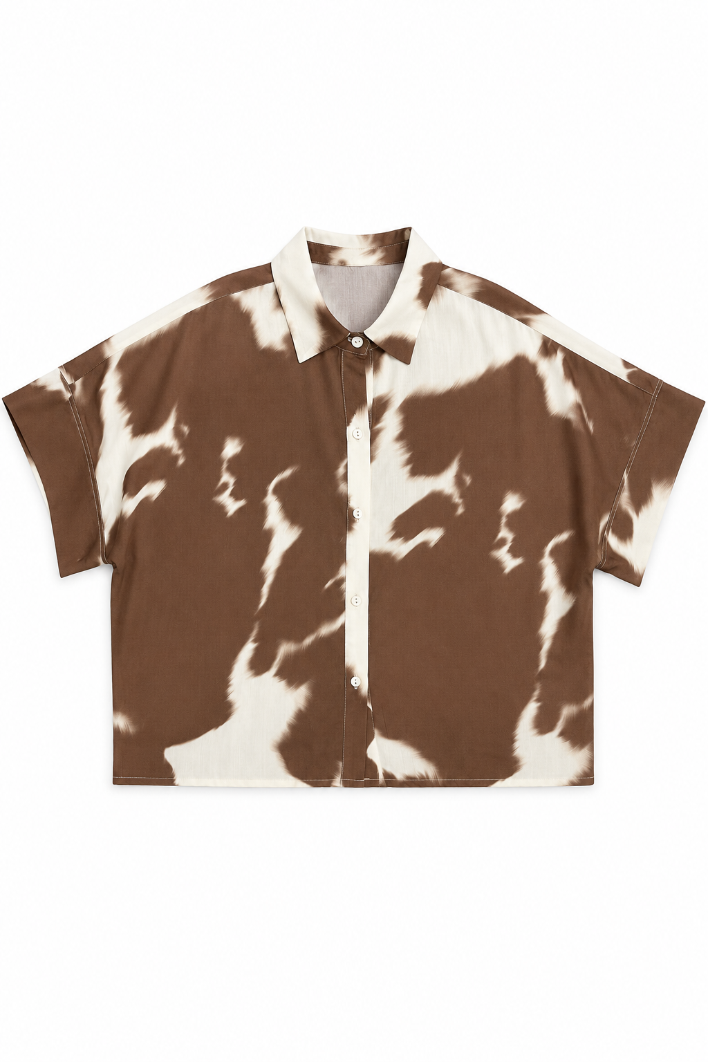 Blusas Para Mujer Camisera Estampado Vacuno N61130 Unico