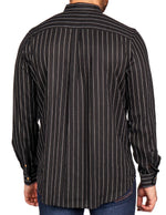 Camisas Para Hombre Tipo Lino B51325 Negro