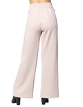 Pantalones Para Mujer Wide Leg Liso Con Resorte W43123 Beige