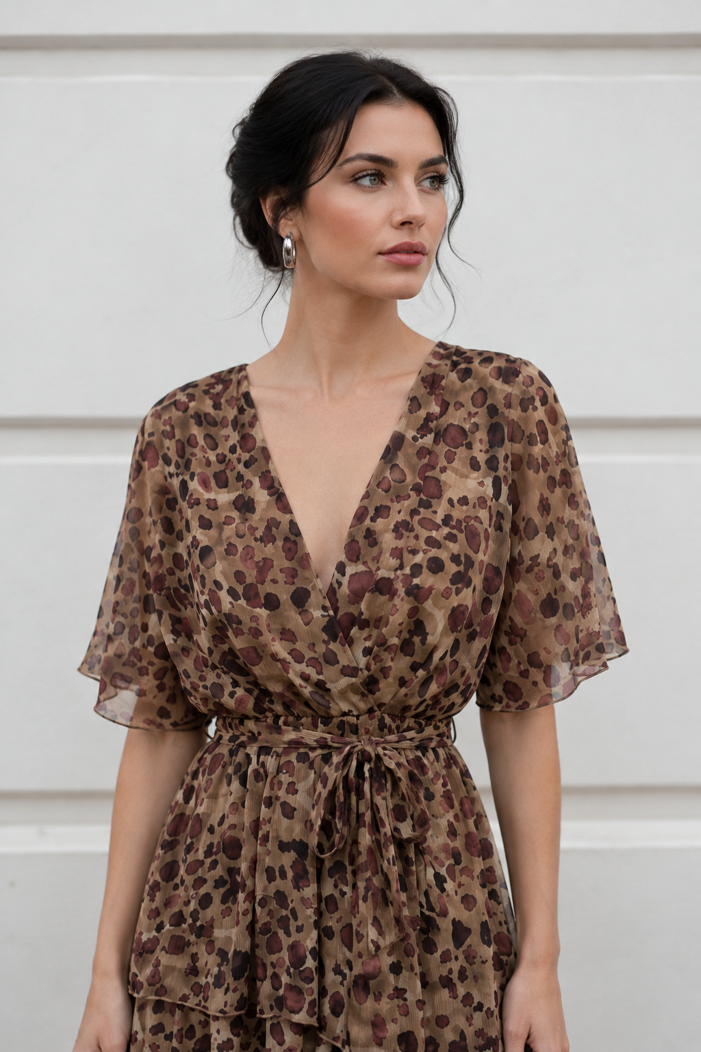 Vestidos Para Mujer Maxi Largo Con Olanes Escotado S63100 Unico