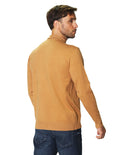 Sueteres Para Hombre Liso Cuello Alto E45302 Camel