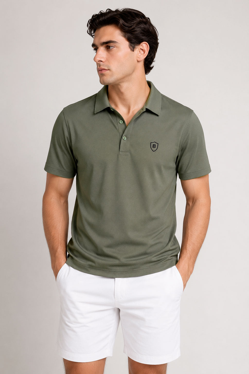 Playeras Polo Para Hombre Premium Sport A55401 Olivo