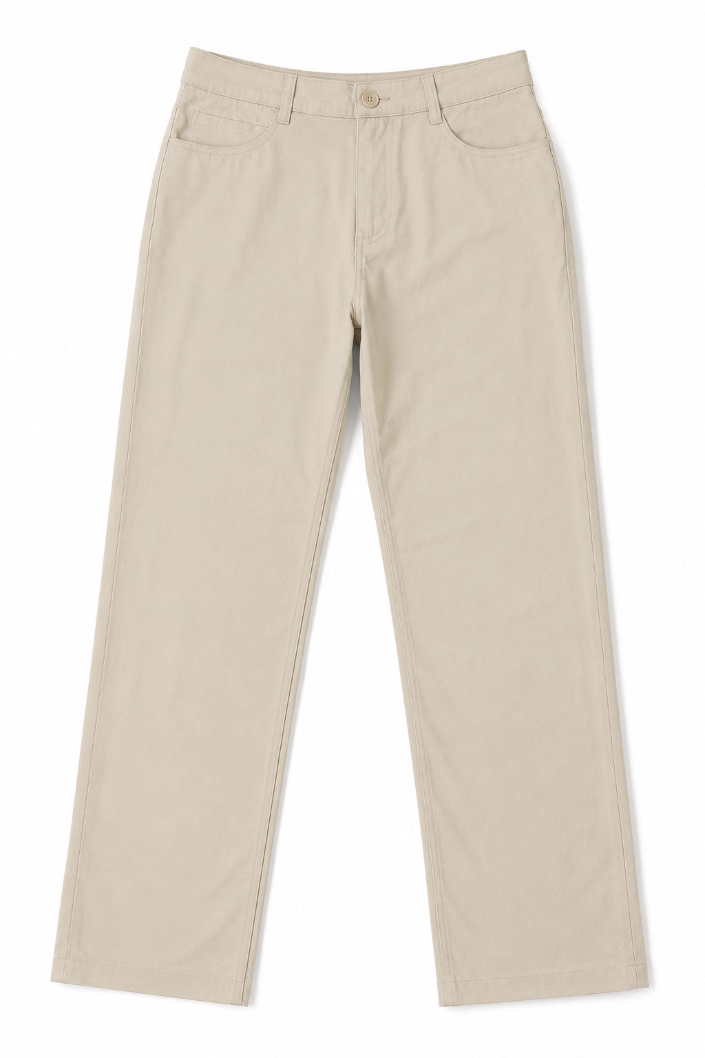Pantalones Para Hombre Formal Casual Regular Fit GFIVE Kaki