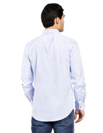 Camisas Para Hombre Regular Fit Dobby B51102 Cielo