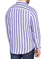 Camisas Para Hombre Regular Fit Dobby B51310 Azul