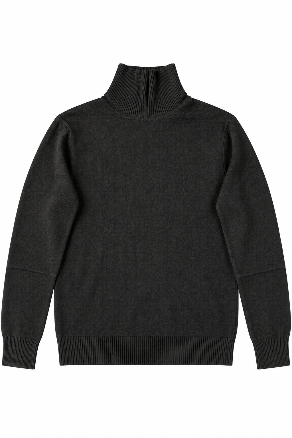 Suéteres Para Hombre Cuello Tortuga De Punto Fino E65303 Negro