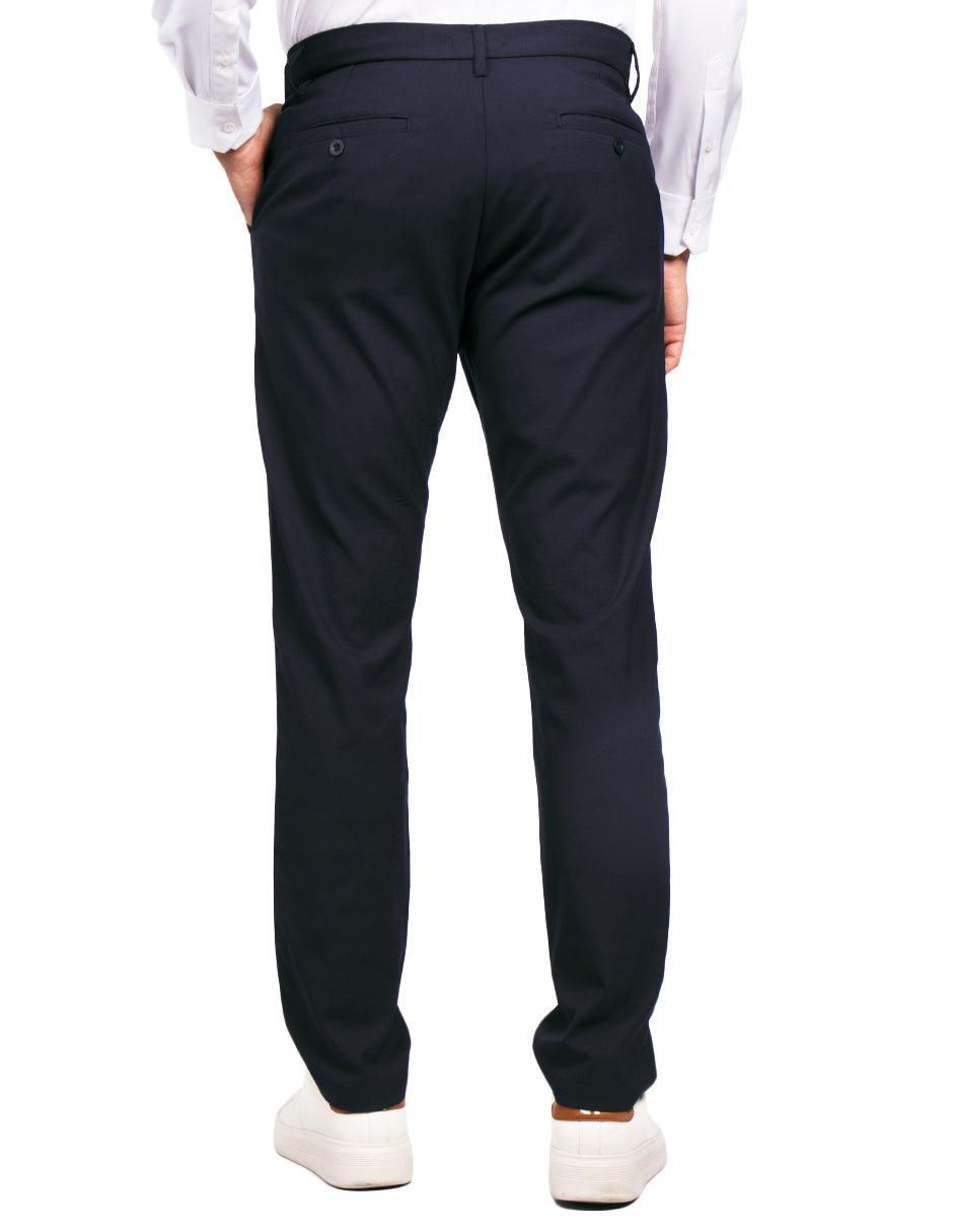 Pantalones Para Hombre De Vestir GPAVES Marino