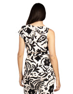 Blusas Para Mujer Tipo Lino Con Cinto N51123 Unico