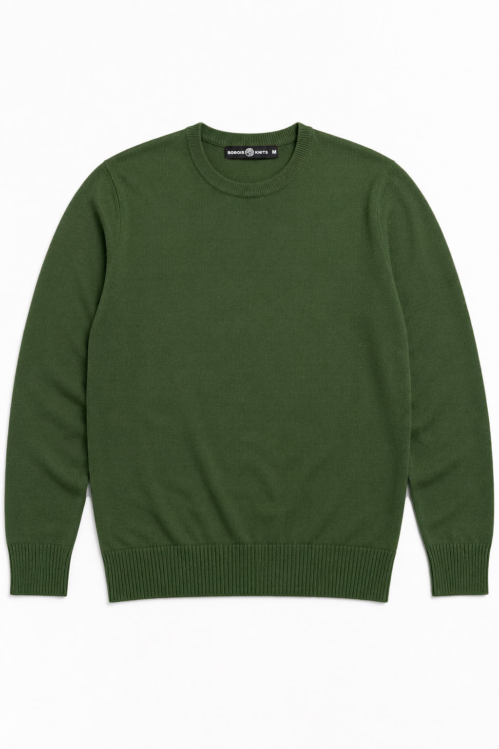 Suéteres Para Hombre Básico de Punto Fino E65301 Militar