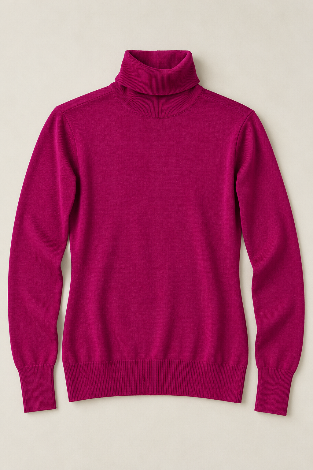 Sueteres Para Mujer Basico Cuello De Tortuga O43203 Magenta