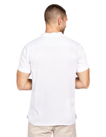 Camisas Para Hombre Relaxed Fit Satinada B51351 Blanco