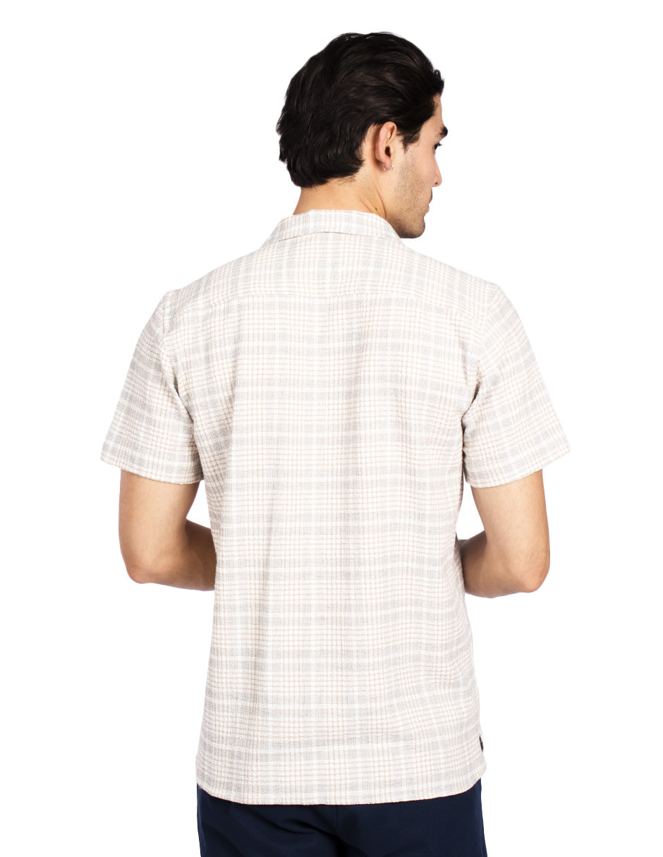 Camisas Para Hombre Dobbie Preteñido B51362 Kaki