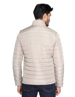 Chamarras Para Hombre Cuello Alto Con Relleno D15102 Beige