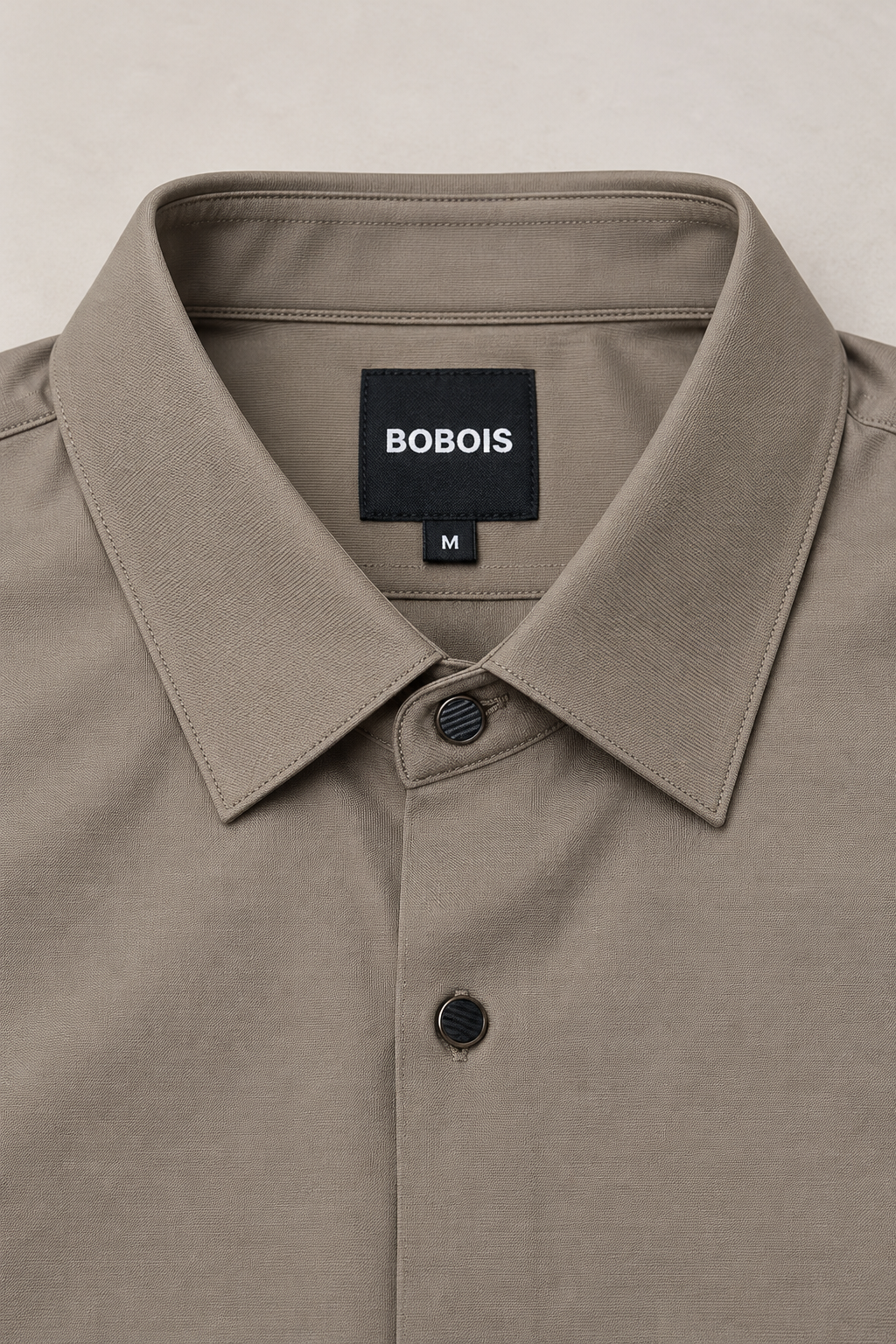 Camisas Para Hombre Super Stretch Sin Costuras B65405 Moca