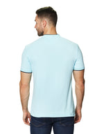 Playeras Polo Para Hombre Manga Corta Cuello Mao A41401 Aqua