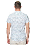 Camisas Para Hombre Bobois Moda Casuales Manga Corta Estampada Algodón B31358 3