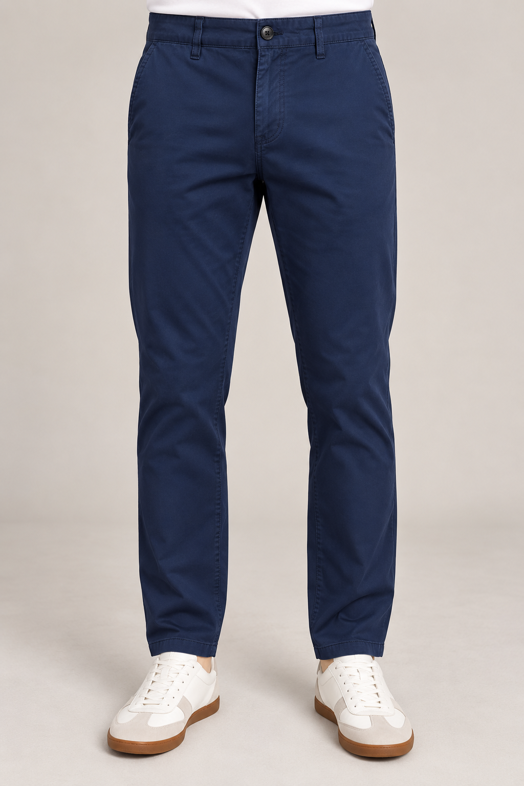 Pantalones Para Hombre Chino Algodón Stretch GWOVEN Marino