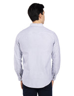 Camisas Para Hombre Regular Fit Oxford B51113 Marino