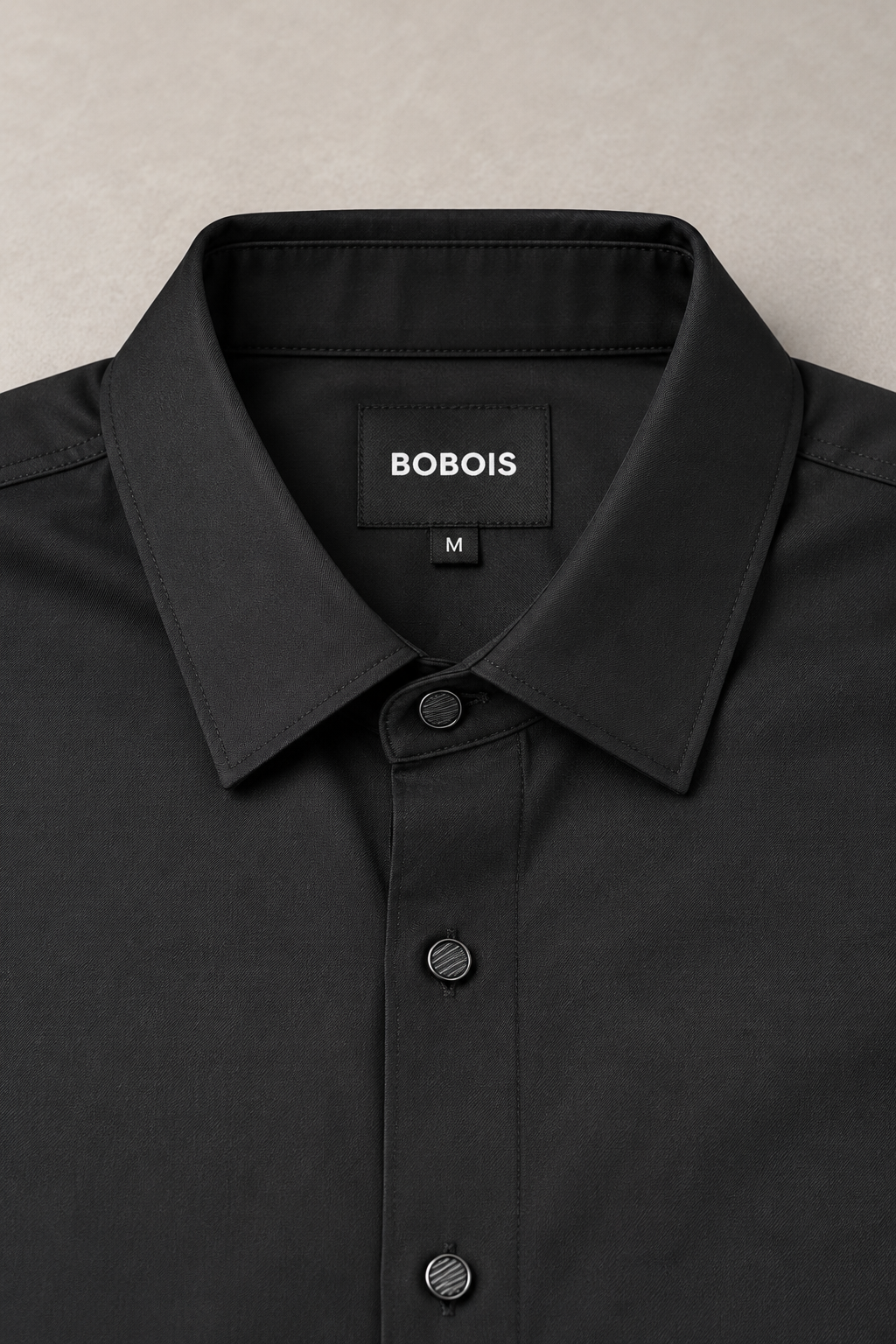 Camisas Para Hombre Super Stretch Sin Costuras B65405 Negro