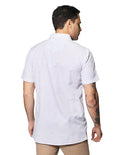Camisas Para Hombre Bobois Moda Casuales De Manga Corta Cuello Italiano Con Estampado Regular Fit B41376 4