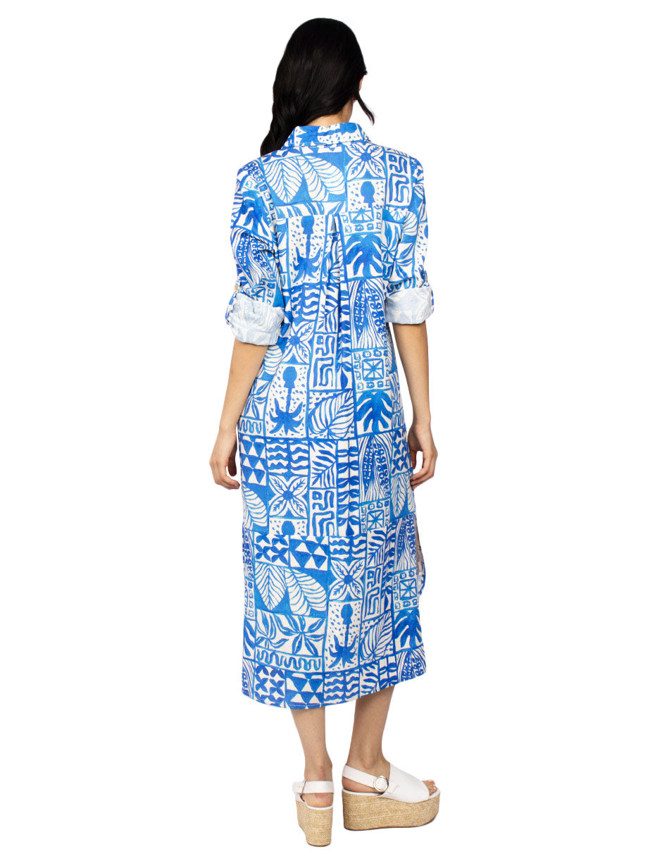 Vestidos Para Mujer Comodo Camisero Midi S51109 Rey