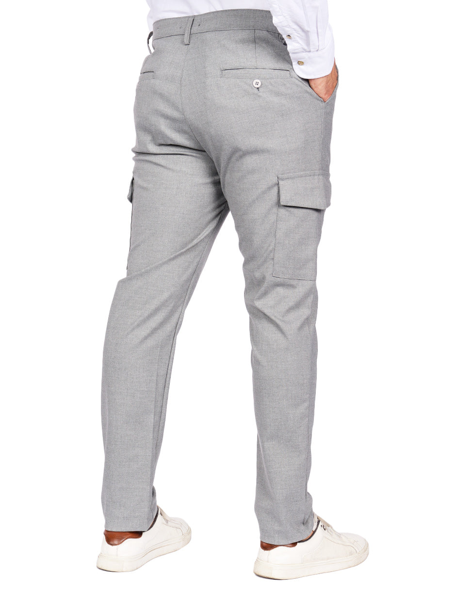 Pantalones Para Hombre Cargo Stretch G45302 Jaspe