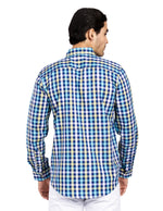 Camisas Para Hombre Regular Fit B51104 Aqua