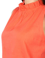Blusas Para Mujer Tipo Lino Sin Mangas N51150 Coral