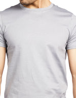 Playeras Para Hombre Cuello Redondo Basica APCR Gris