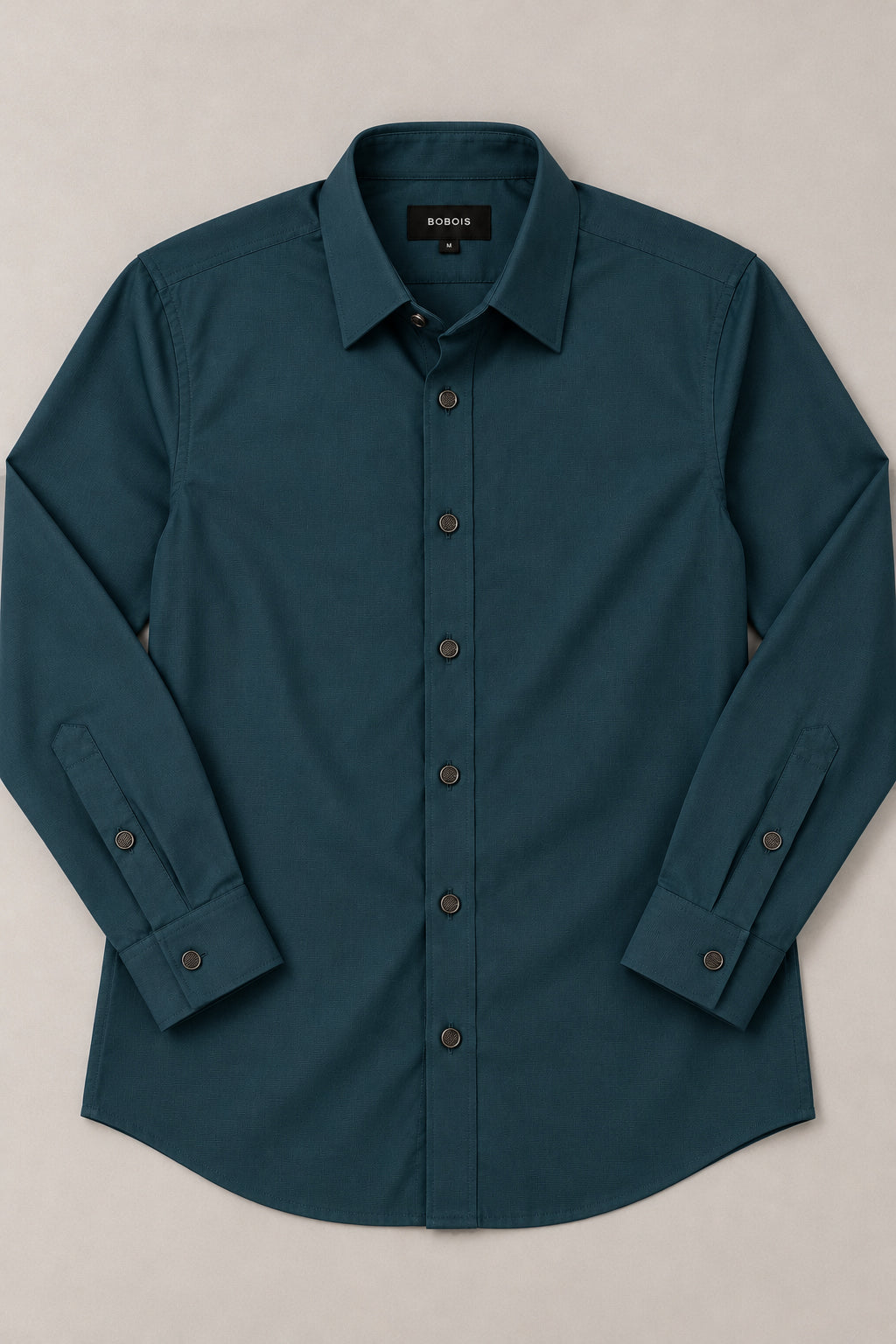 Camisas Para Hombre Super Stretch Sin Costuras B65405 Teal