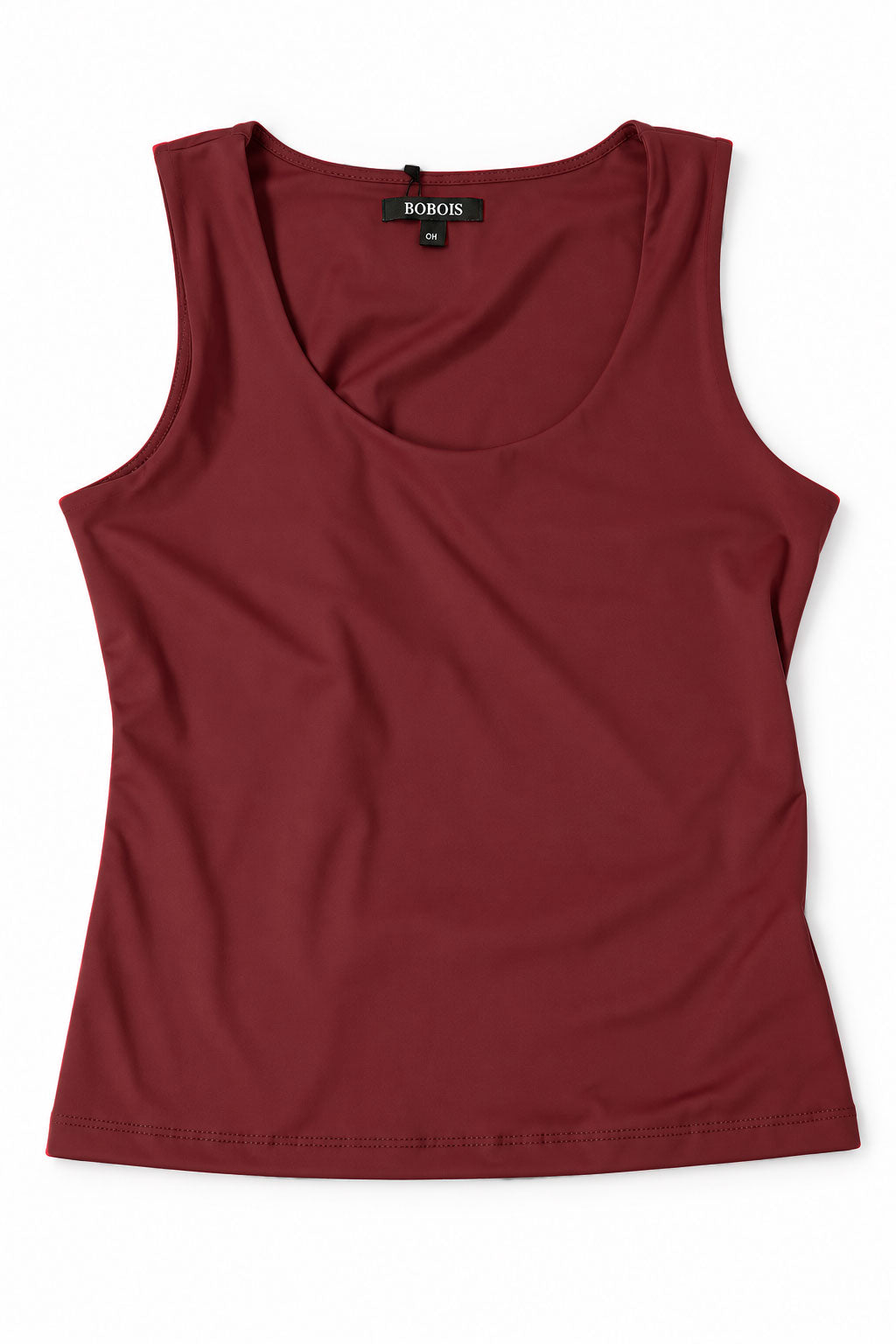 Blusas Para Mujer Sin Mangas Básica De Licra N63110 Vino