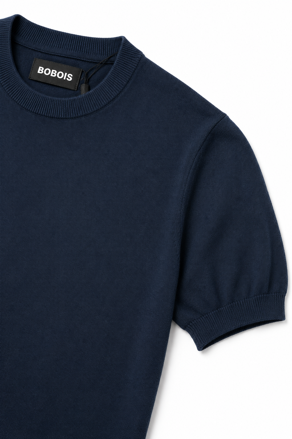 Playeras Para Hombre de Punto Cuello Redondo A61451 Marino