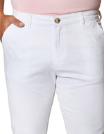 Pantalones Para Hombre Soft Stretch Slim GPAXAR Blanco