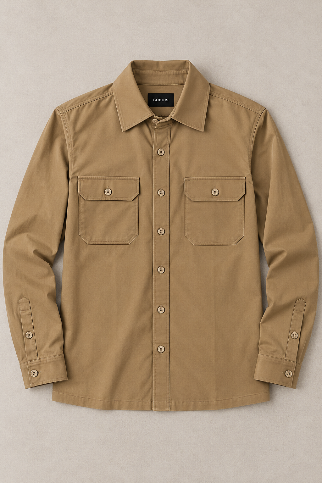 Sobrecamisas Para Hombre Chaqueta Ligera Amplia B65412 Camel