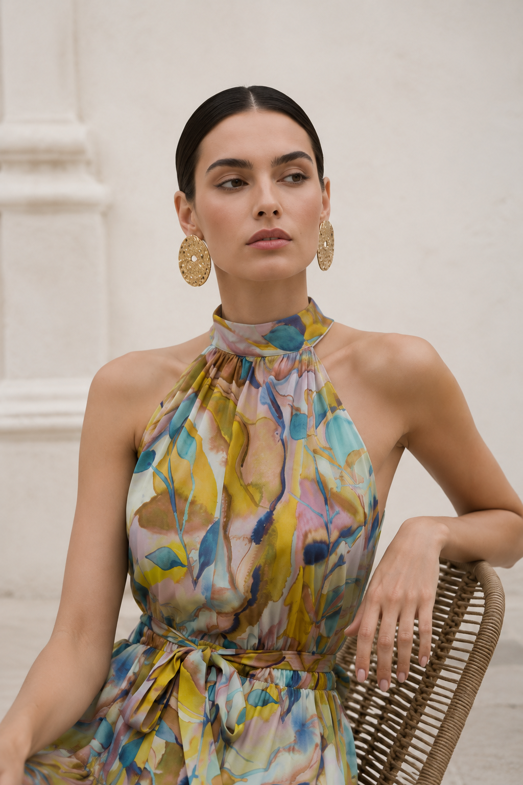 Vestidos Para Mujer Midi Largo Satinado S63102 Unico