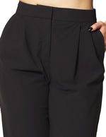 Pantalones Para Mujer Lisos Con Pinzas W43122 Negro