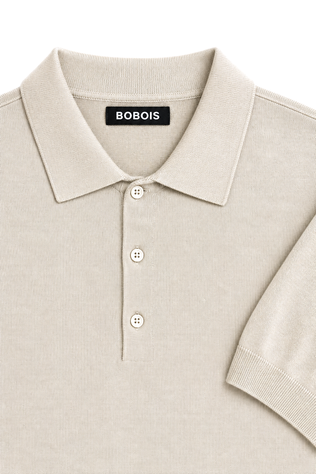 Playeras Polo Para Hombre de Punto Lisa Slim Fit A61453 Beige