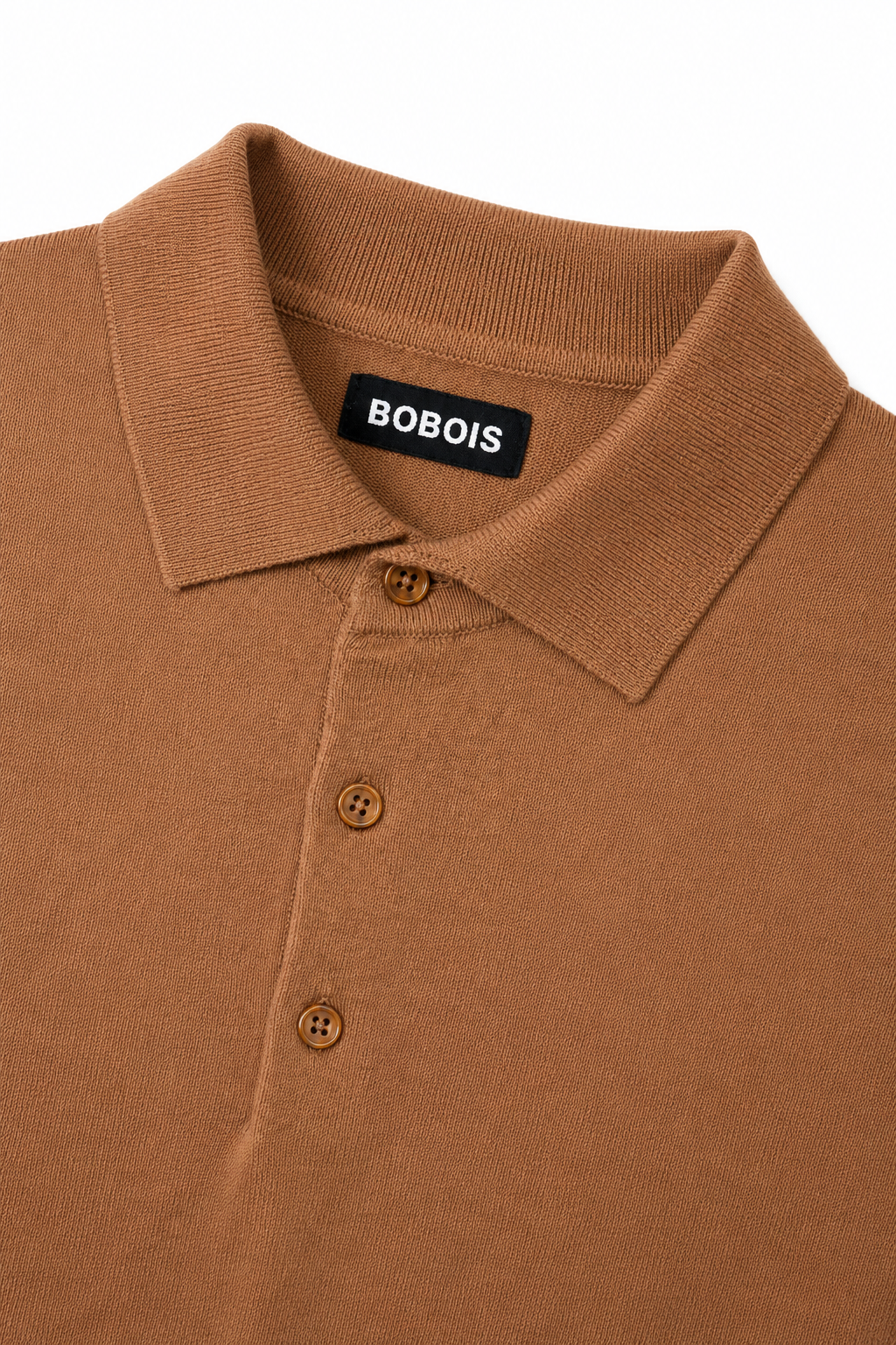 Playeras Polo Para Hombre de Punto Lisa Slim Fit A61453 Cocoa