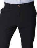 Pantalones Para Hombre Bobois Moda Casuales De Vestir Flex Slim GPFLEX Negro